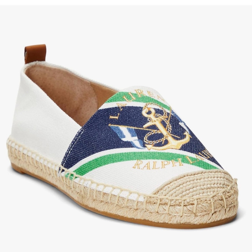 NEW Lauren Ralph Lauren
Women's Cameryn Espadrilles size 5 with RL logo